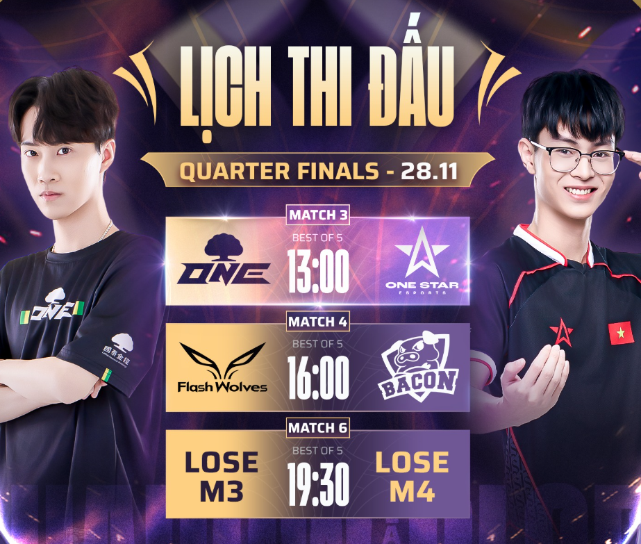 Lịch thi đấu AIC 28/11