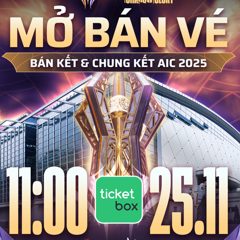 TRỰC TIẾP LIÊN QUÂN | VÒNG BẢNG | AIC 2025 (23/11) 1 mo ban ve lien quan